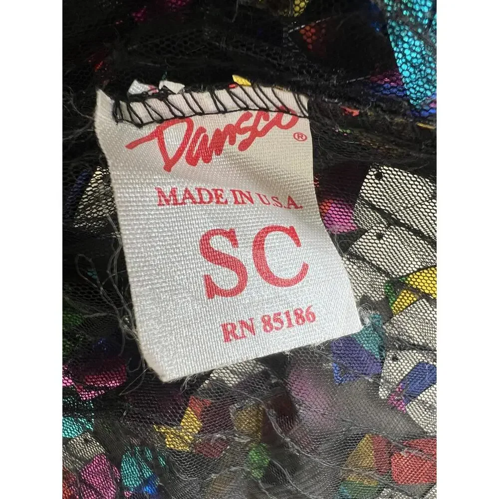 Dansco Dance Costume Mini Skirt Sz Small SC